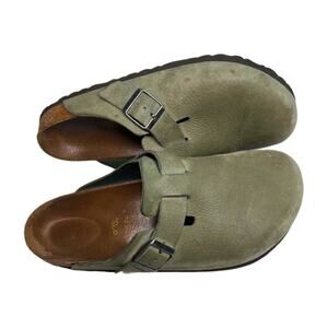 BIRKENSTOCK Birkis 42 Women’s Size 12 Green Mule Clogs Slides Single Strap